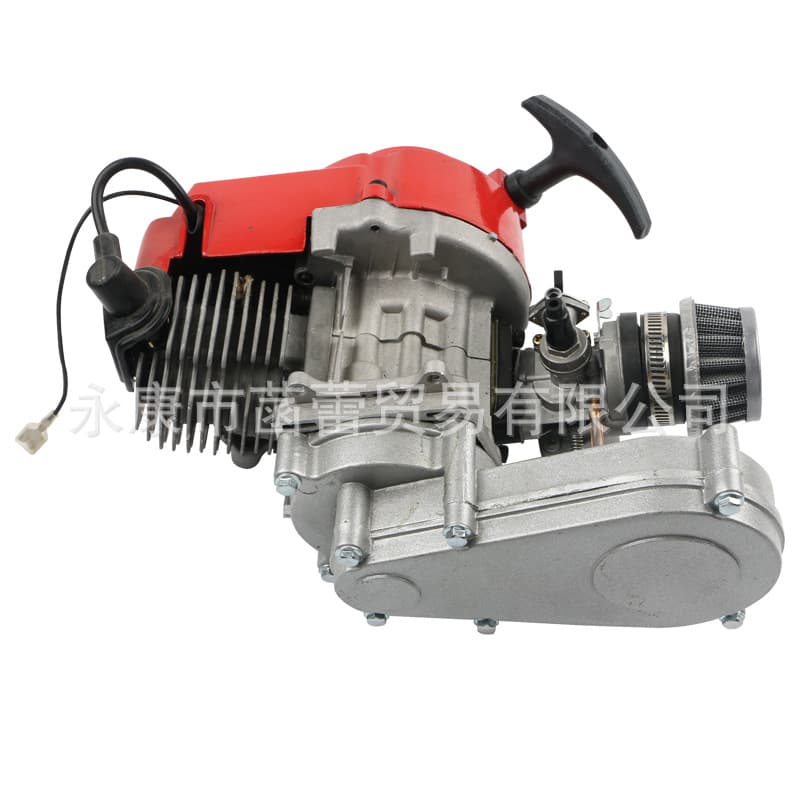 2-Stroke Engine Assembly Mini Motorcycle ATV 47cc 49cc Engine Red Starter
