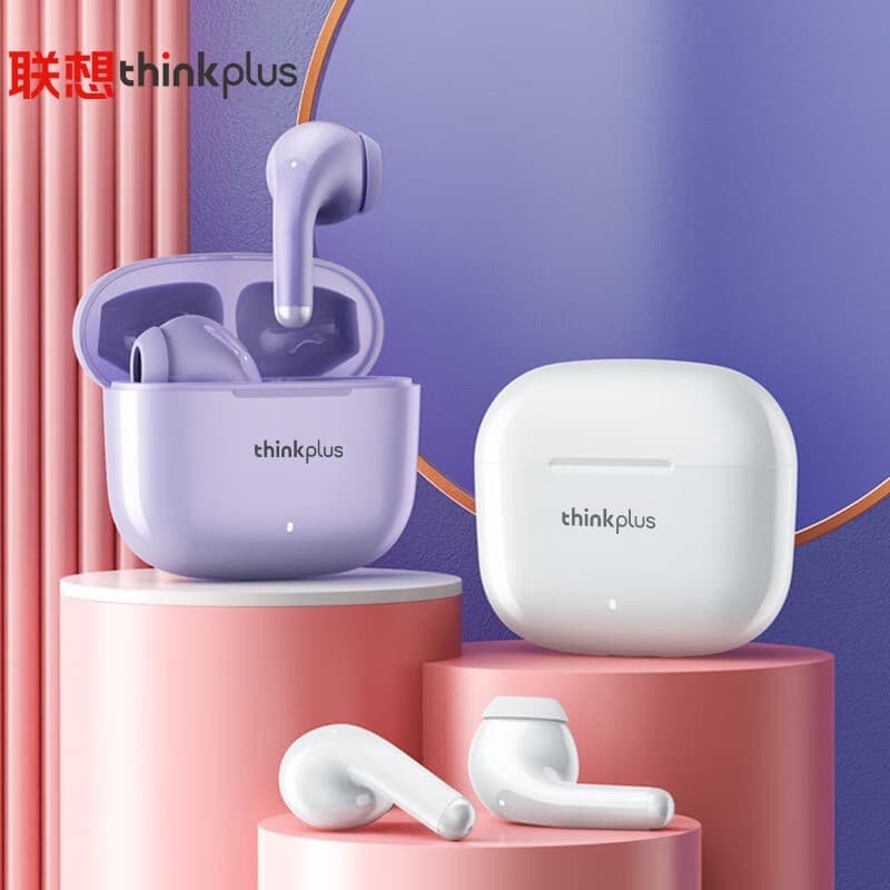 Lenovo Bluetooth Earbuds LP40Pro In-Ear Long Battery Life Smart Noise Cancelling Stereo Wireless Headphones