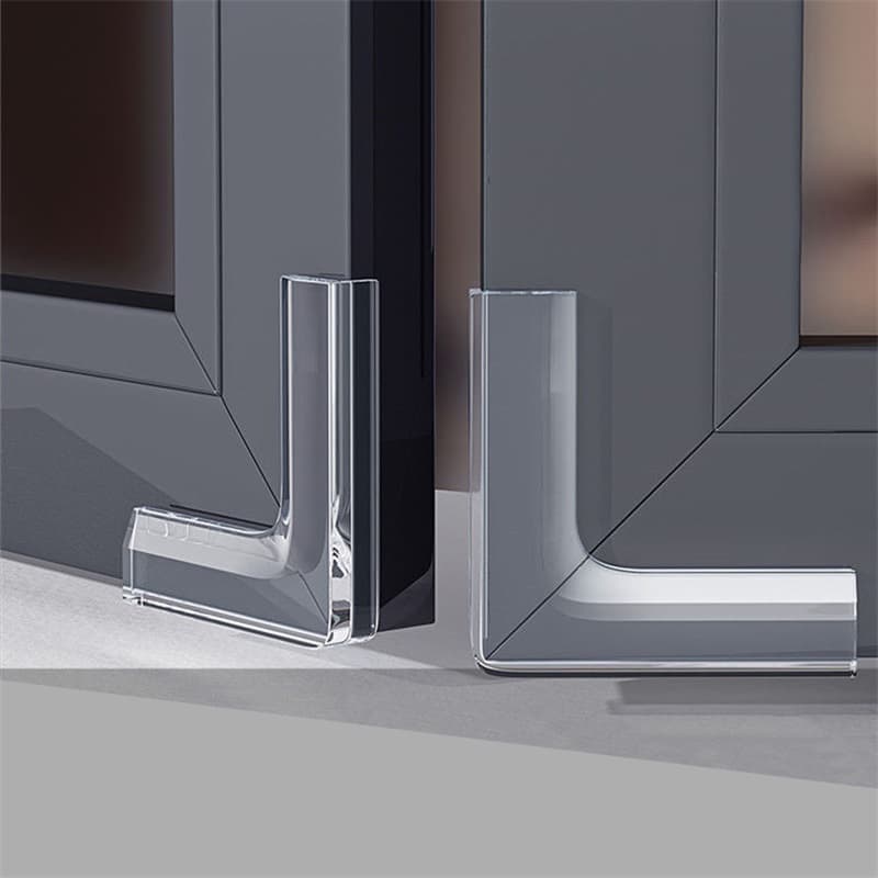 Broken Bridge Aluminum Window Anti-Collision Corner Guard, Silicone Right Angle Inner Window All-Inclusive Sharp Corner Protective Sleeve, Safety Corner Sticker