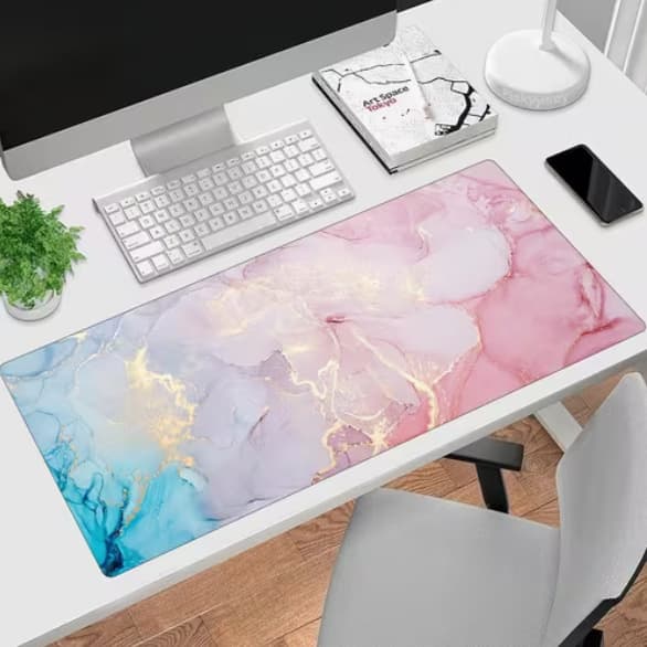 Cross-border Large Marble Mouse Pad Office Desk Keyboard Mat Diatom Mud Water-Absorbent Non-Slip Easy-to-Clean Desk Pad