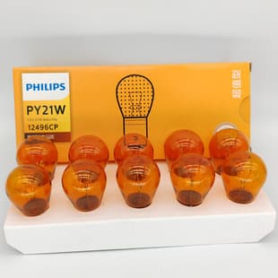 PHILIPS 12496NA PY21W 12V E2 2F7 BAU15s Car Turn Signal Bulb