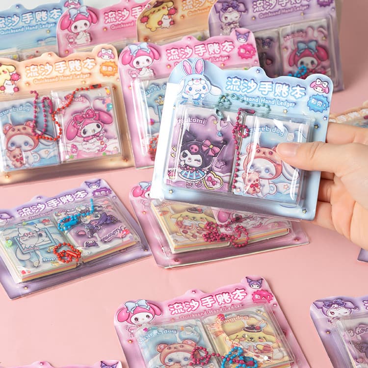 Liusha Doudou notebook girl's small notebook notebook set notebook notes portable with smart spelling board