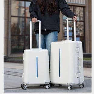 20-inch Luggage for Men with Password Lock, Large Capacity, 360° Wheels, Durable Travel Suitcase for Women