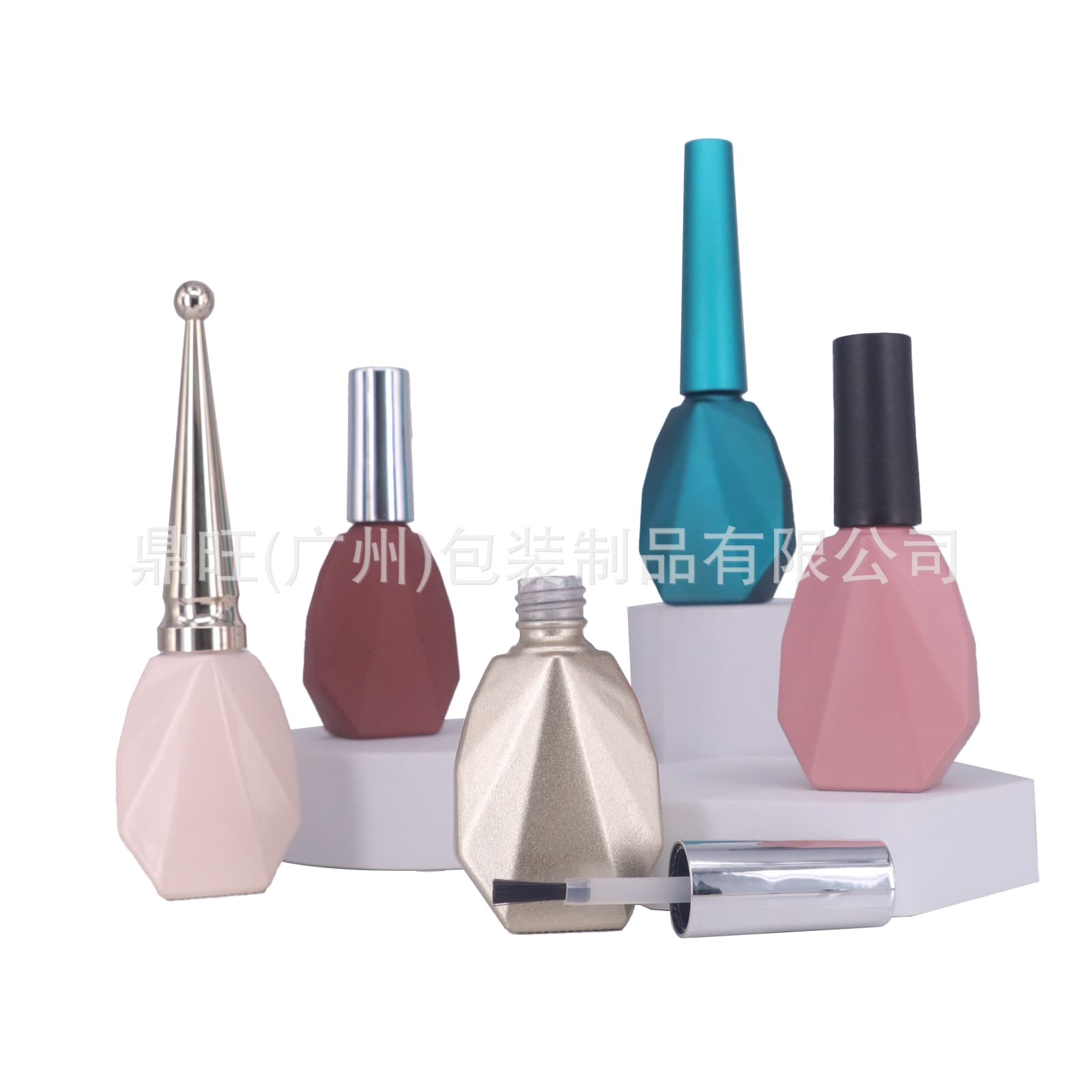 12ml Gel Polish Empty Bottle, Glass Empty Bottle for Gel Polish, Nail Polish Bottle, Professional Cosmetic Sub-Packaging Bottle for Nail Art