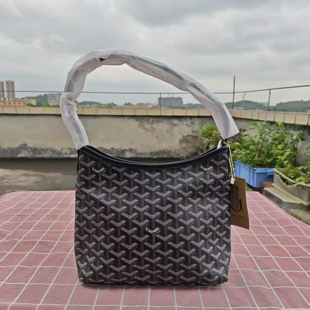 Goyard Bag Dog Tooth New Mini Hobo Small Goyard Commuter Dog Tooth Bag Trendy Shoulder Bag for Women