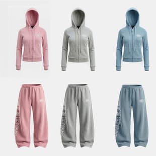 badblood bcac Series American Hot Girl Hoodie Loose Casual Trendy Outerwear Top Sportswear Set