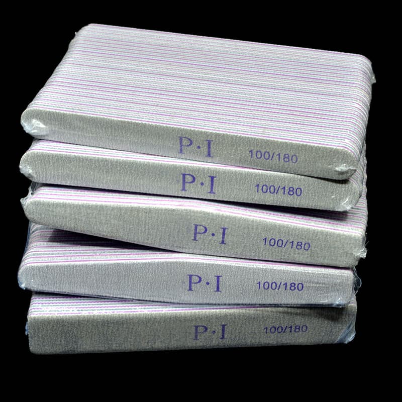 Wholesale Manicure Rubbing Strips, Purple Core Nail Files, Double-Sided Polishing Sanding Strips, Manicure Tools, Nail Poking Strips, High-End Nail Files