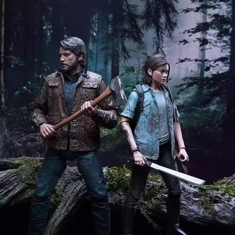 Domestic The Last of Us Joel and Ellie Two-Pack Game Action Figure Model