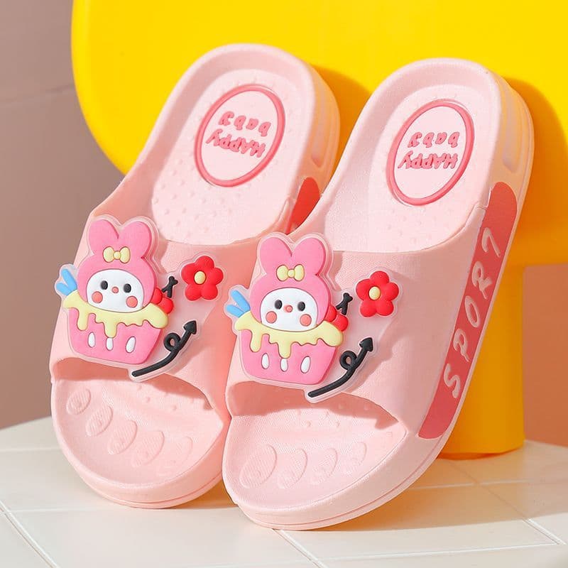 Children's cartoon girls' slippers home indoor and outdoor wear children's non-slip boys cute bath bathroom summer girls