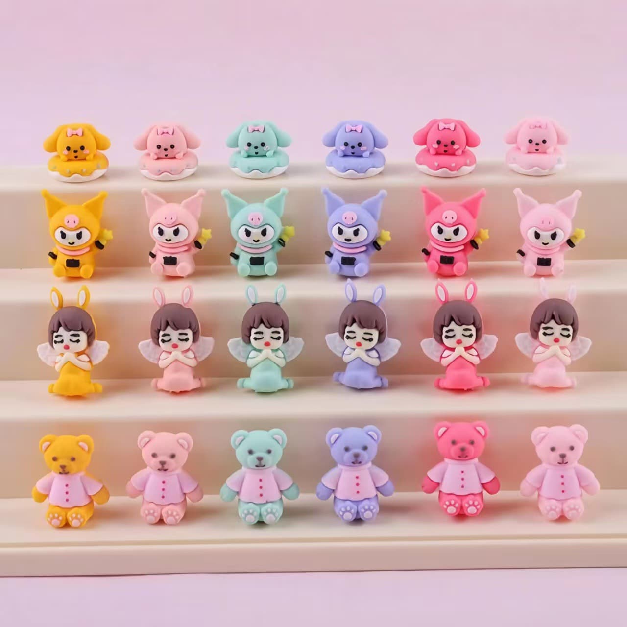 Creative Bear Pen Grip Soft Silicone Pencil Protector Macaron Color Extender Cute Student Hand Protection Pen Grip Wholesale