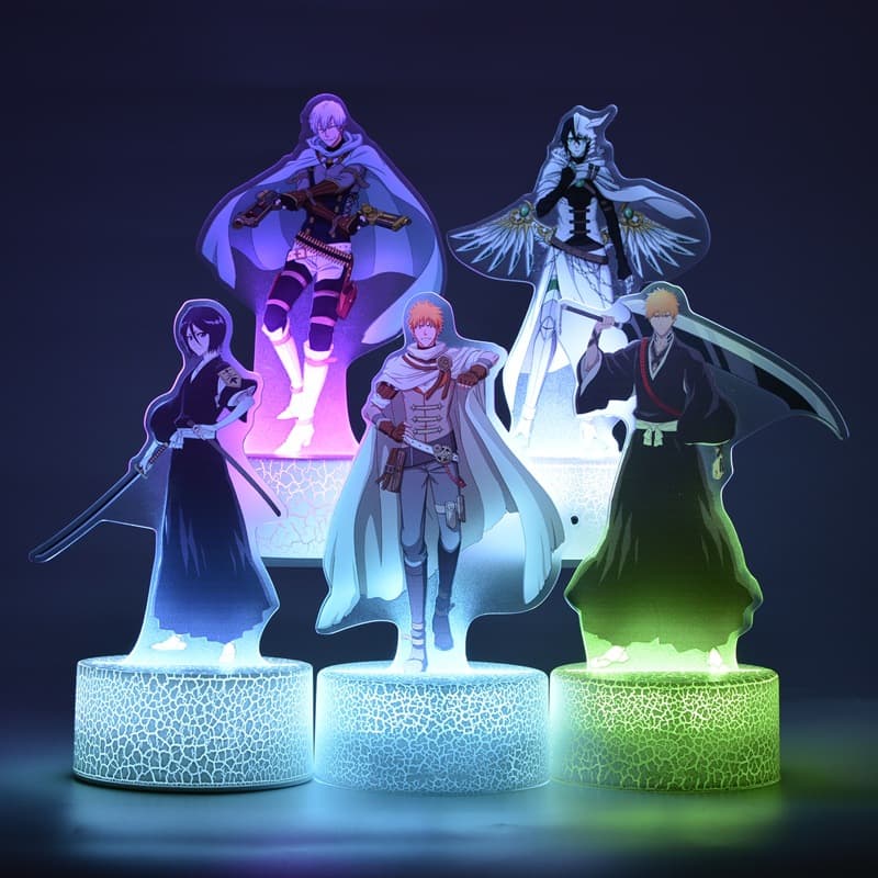 16-color remote control Death BLEACH Kurosaki Ichigo Toshiro Japanese animation peripheral 3D size night light