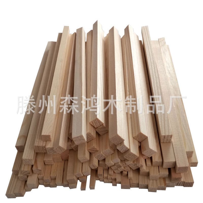 ✅ Square wooden stick DIY ice cream stick handmade model material square stick square wooden stick birch stick square wood