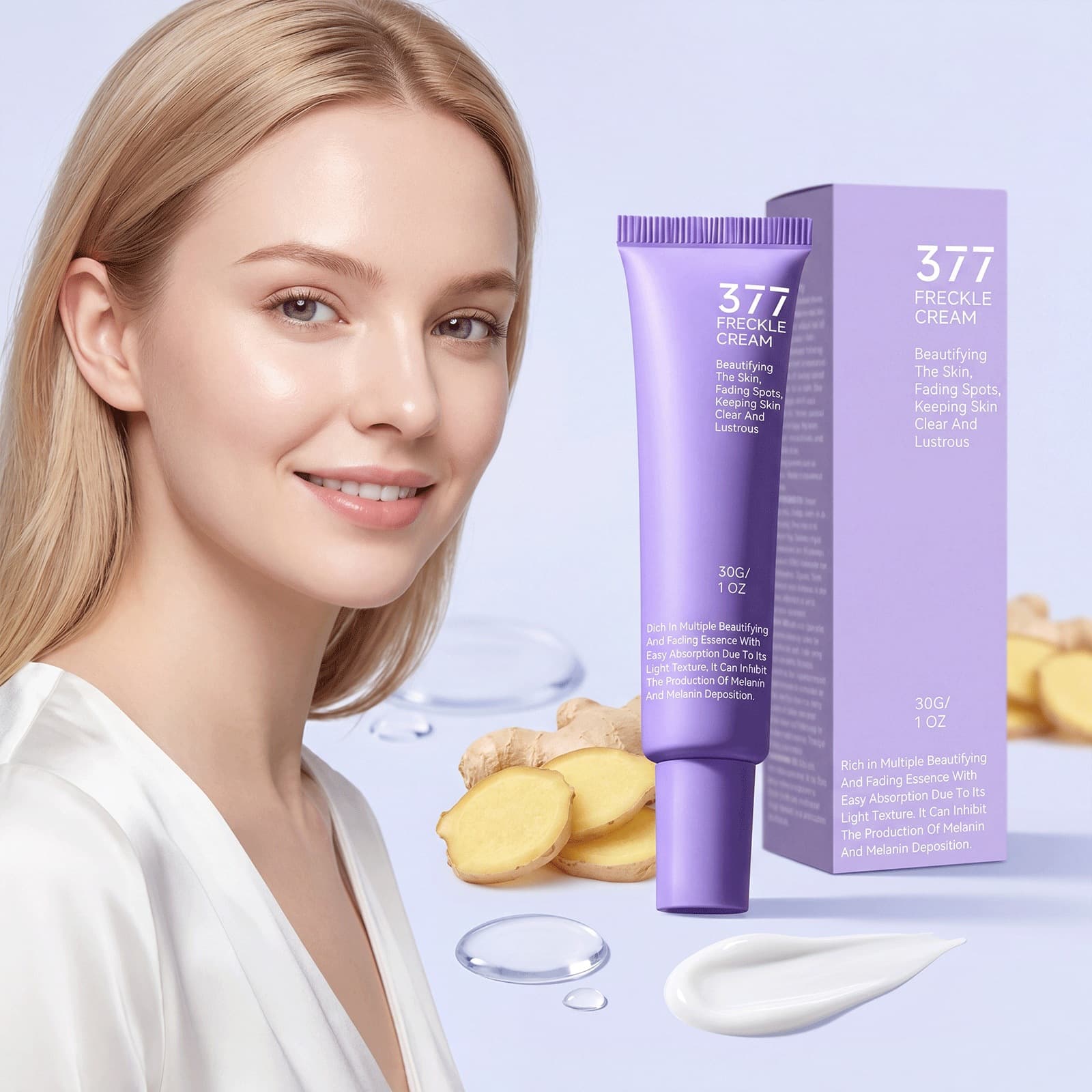 Brightening Moisturizing Face Cream Gentle Care for Facial Skin Refreshing Hydrating Softening Daily Skincare Cream