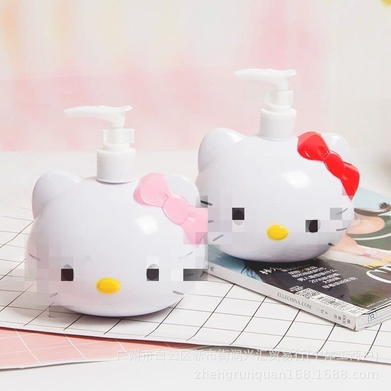 New style cat head bath bottle, cat lotion bottle, bathroom night bottle, hand sanitizer bottle