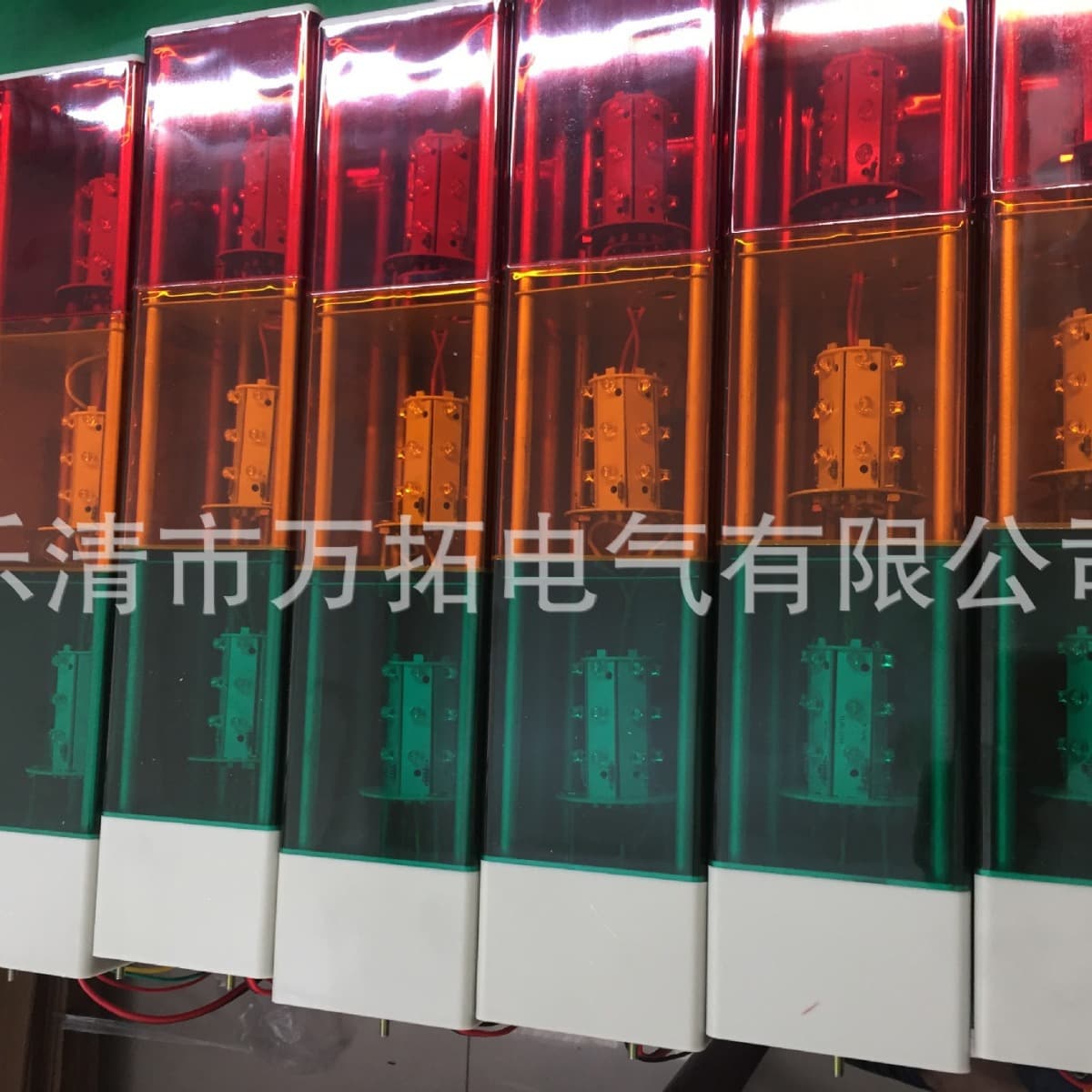 WTA17L Square Machine Tool LED Indicator Light, Multi-layer Tower Light, Tri-color Square LED Warning Light