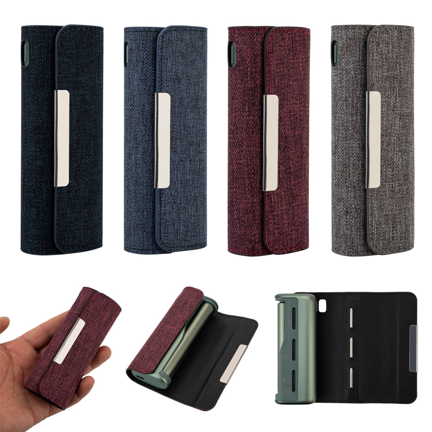 Suitable for ilum i prime decorative leather denim pattern iqo ilum prime all-inclusive leather case in stock
