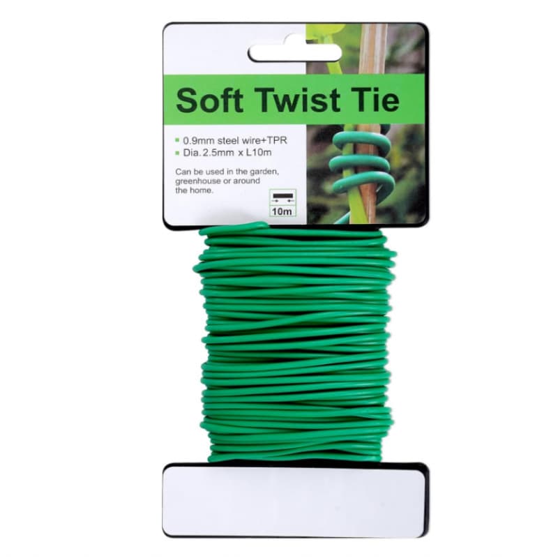 Plastic-Coated Binding Wire Green Spiral Garden Plant Tie Garden Accessories Tying Wire Plastic-Coated Wire Iron Wire