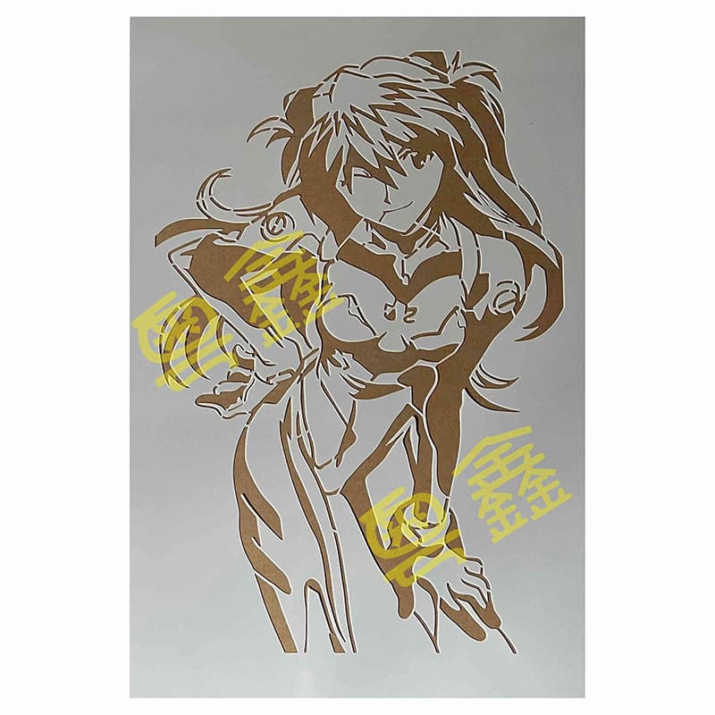 Stencil Template Hollow Spray Paint Custom Lettering Signboard Hollow Letters Children's Hand Copy Newspaper Painting Template