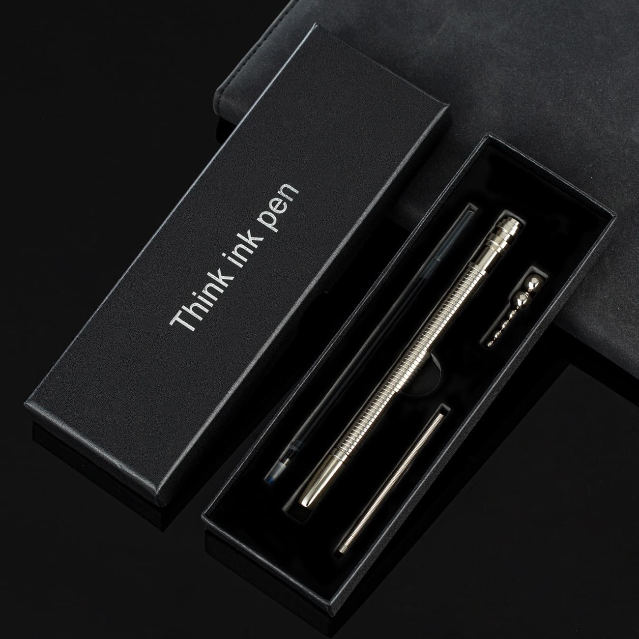 Factory Direct Think Ink Pen Spring Pen Stress Relief Pen Office Metal Ballpoint Pen Multifunctional Magnetic Pen