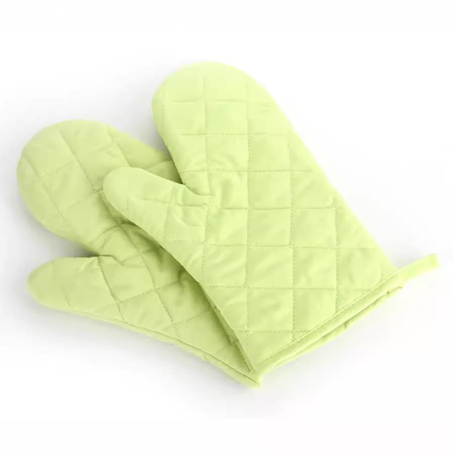 Solid Color Quilted Microwave Heat Resistant Non-Slip Gloves, Direct from Manufacturer for Kitchen Oven Baking