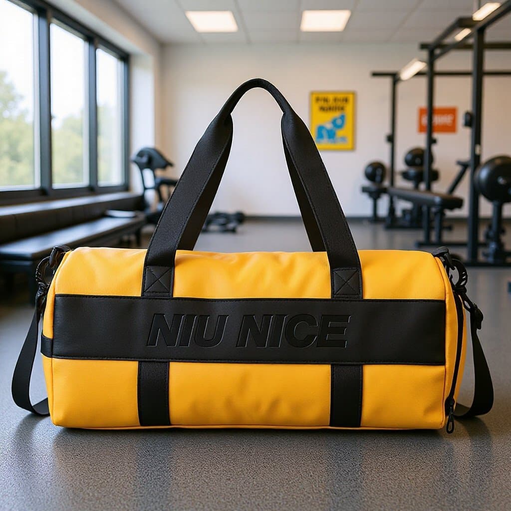 Large Capacity Sports Gym Bag with Wet and Dry Separation for Men and Women, Fashionable Travel Duffel Bag