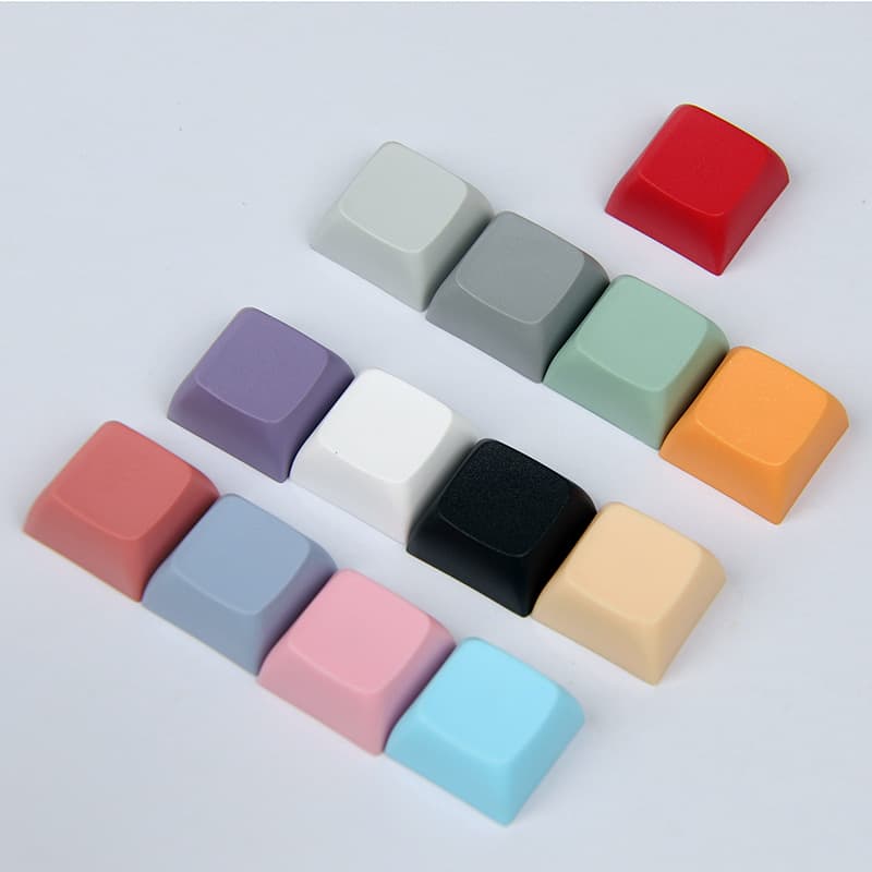 XDA1X Multi-Color PBT Material MX Cross-Slot Black/Red/White/Blue/Green/Cyan/Pink/Dark Gray/Light Gray/Beige/Orange/Purple Keycaps