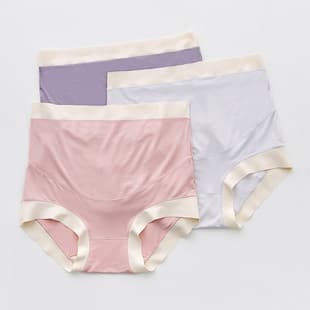 Modal Maternity Underwear for Pregnancy, High Waist, Cotton Crotch, Plus Size for Mid-to-Late Pregnancy