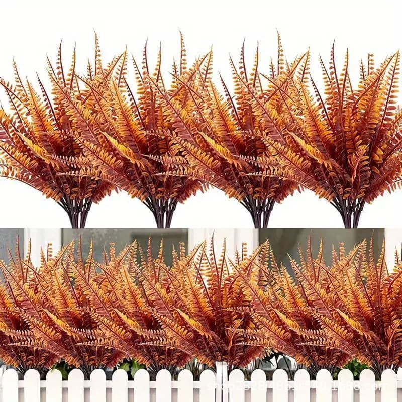 Hot-selling artificial Persian grass, seahorse grass, plant green wall decoration, flowers, green leaves, autumn ferns, bundles, high simulation