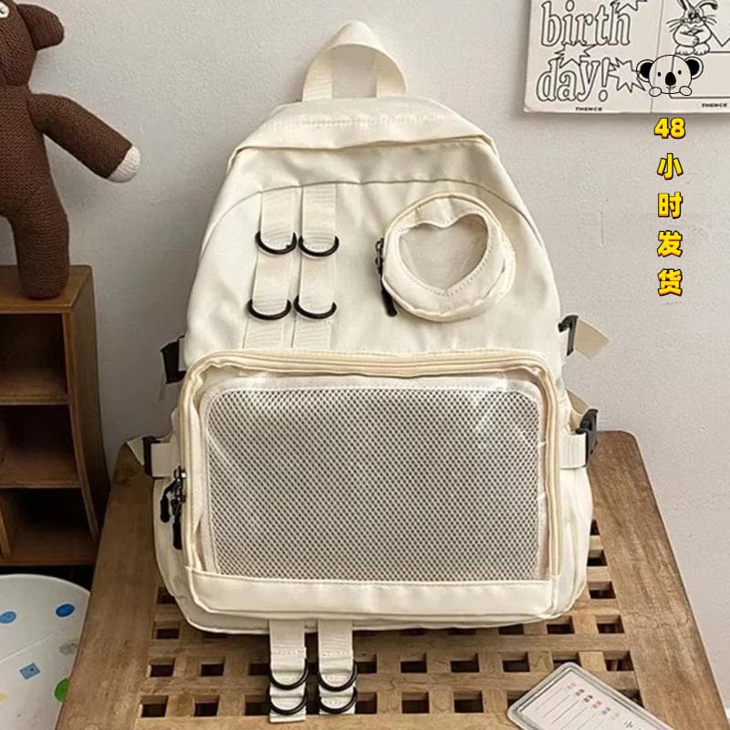 I 32000 Transparent anime backpack Transparent Japanese pain bag backpack