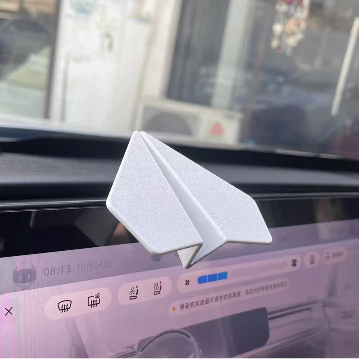 3D Printed Car Paper Plane Inertial Following Toy Car Interior Decoration
