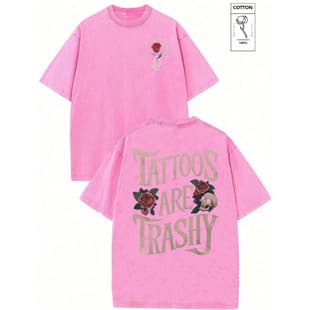 230G Cross-Border Supply Pure Cotton Men's Oversized Wash T-Shirt, Relaxed Fit Sleeve T-Shirt