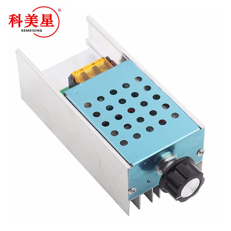 6000W Imported High-Power SCR Electronic Voltage Regulator Dimmer Speed Control Temperature Control with Housing
