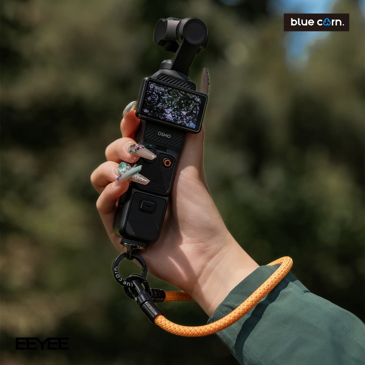 Multi-functional 5-in-1 Sling Strap for DJI Pocket, Convenient Crossbody Camera Accessory Lanyard