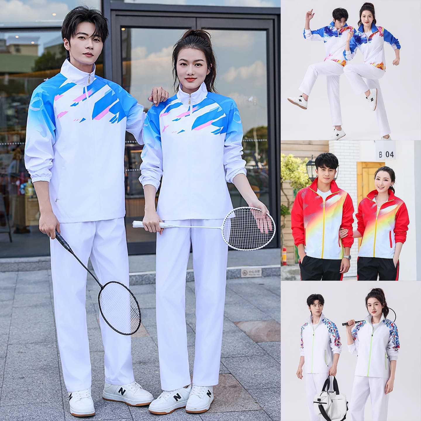 Spring/Autumn New Sportswear Set Men's and Women's Gymnastics Team Uniform Custom Workout Clothes Student Clothing