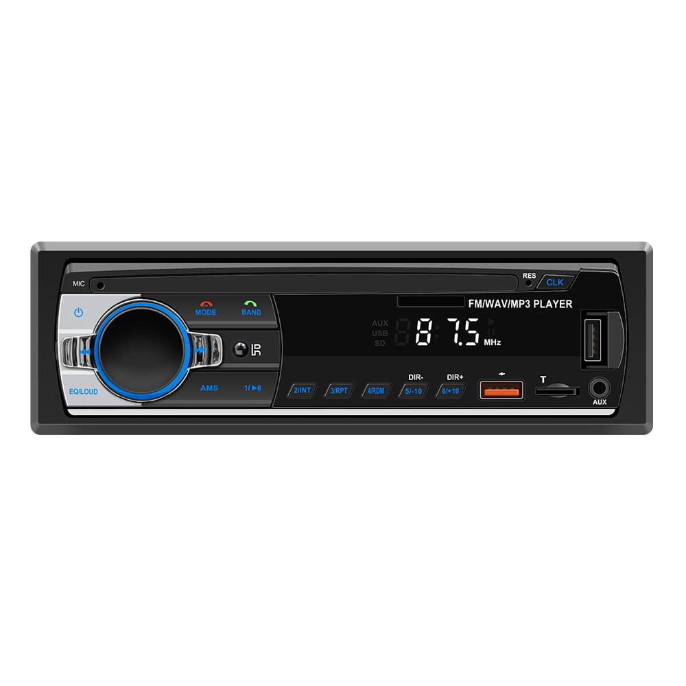 New Cross-Border In-Stock Car Bluetooth MP3 Player Car Card U Disk Lossless Sound FM Radio