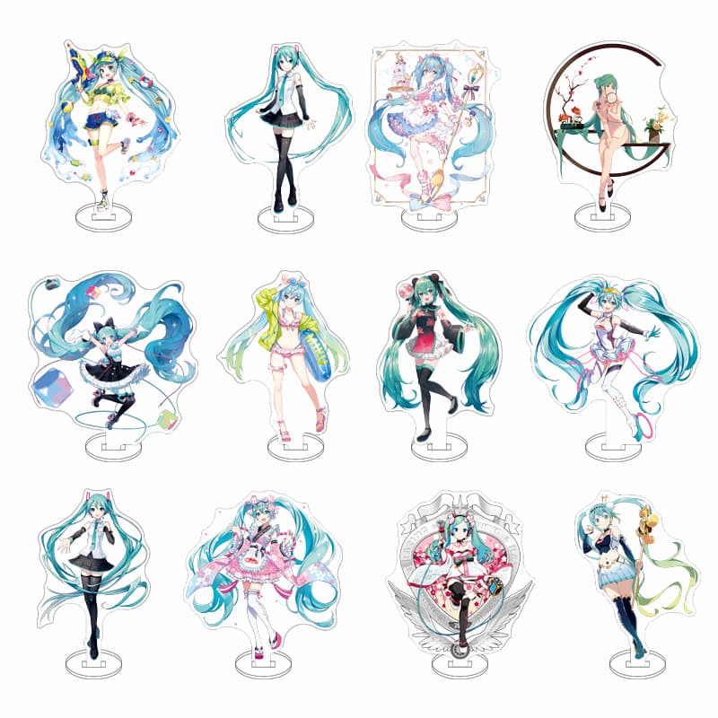 Hatsune Miku miku flower Hatsune snow Hatsune student anime two-dimensional peripheral acrylic stand ornaments