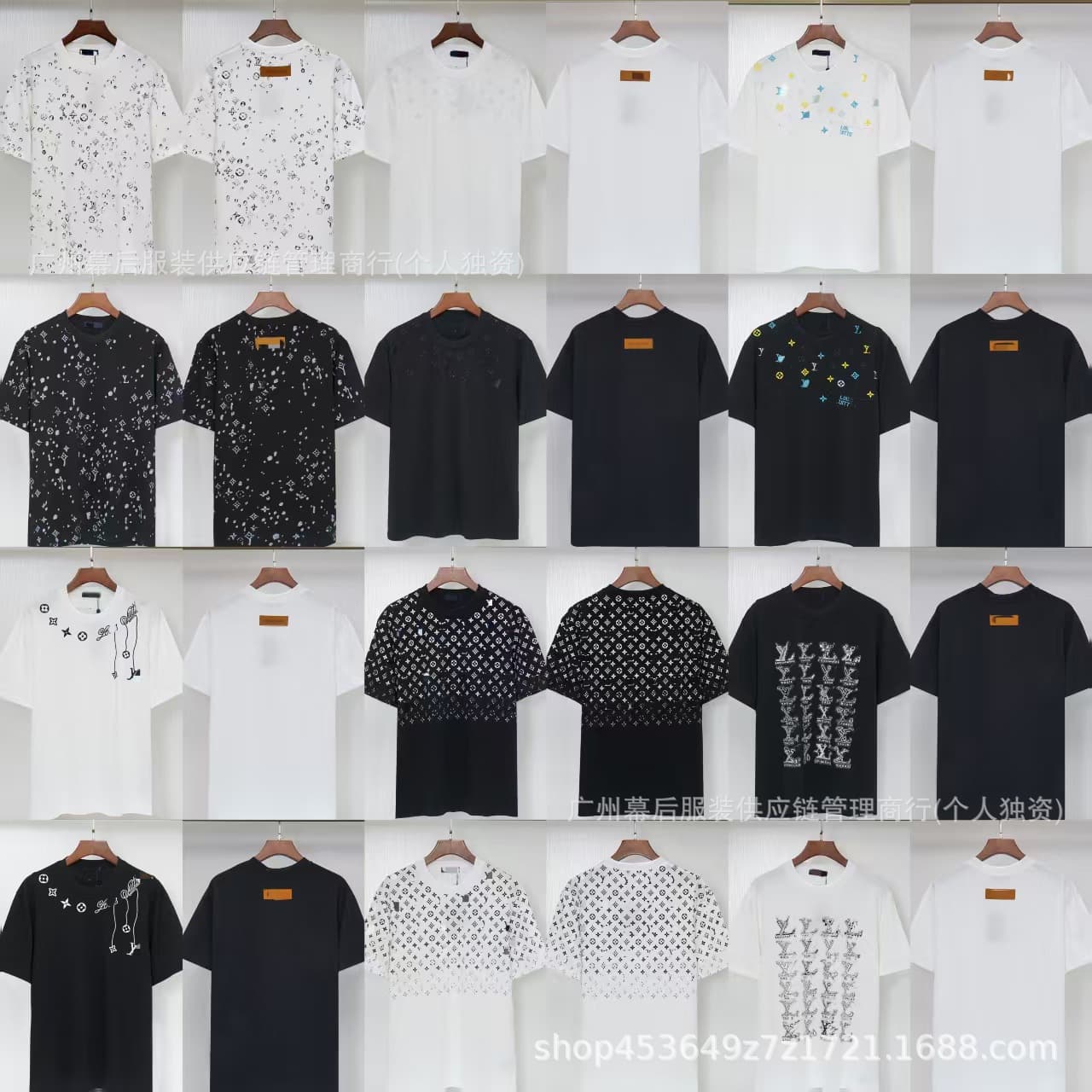 Correct Version · New Donkey Print Logo Embroidery Round Neck Loose Short Sleeve Unisex M Brand T-Shirt Fashion Trend