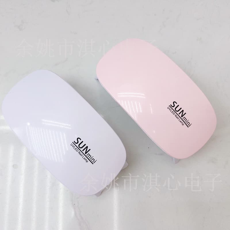 Mini Portable Handheld Nail Lamp Small UV LED Light for Curing Gel Nails, Deep UV LED Wearable Nail Art