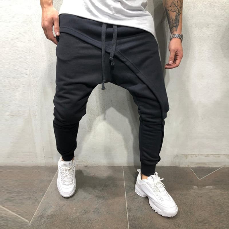Invoice Available Layered Jogger Pants for AliExpress Amazon Hip Hop Joggers Slim Fit Casual Trousers for Young Men