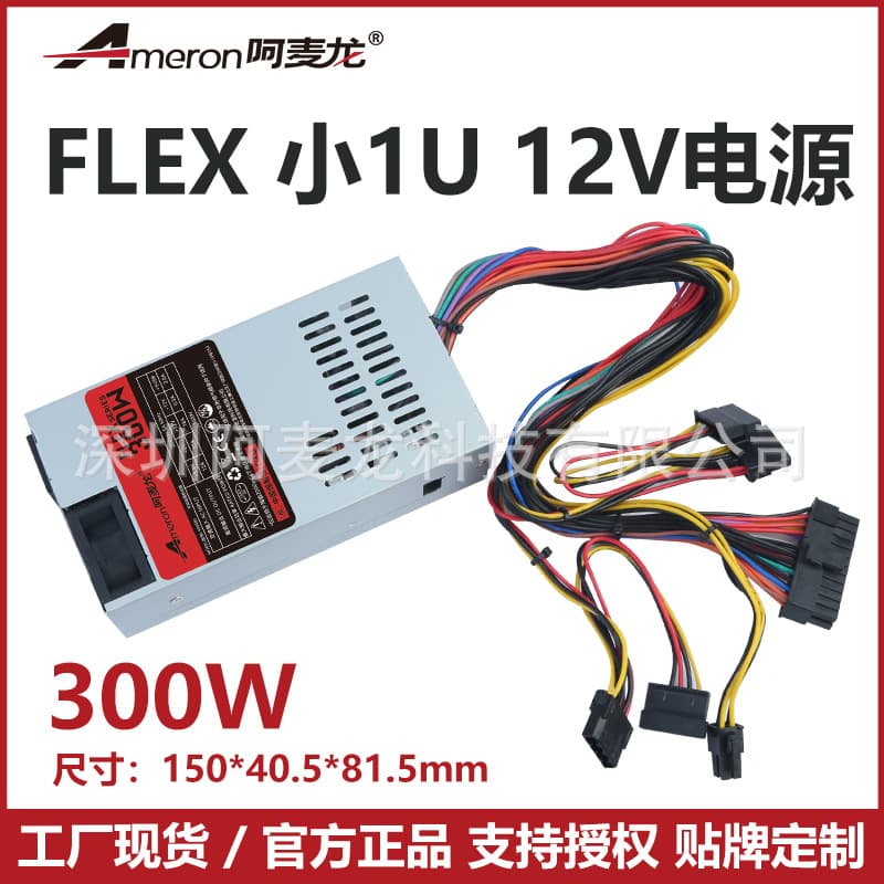 Source Factory FLEX 300W Small 1U Power Supply Industrial All-in-One Server Mini Host Computer Power Supply NAS