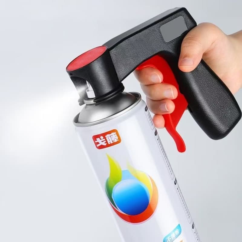 Portable Assist Spray Gun Universal Refurbishment Handle for Spray Paint, Car Painting Tool, Spray Can, Spray Film, Spray Tube