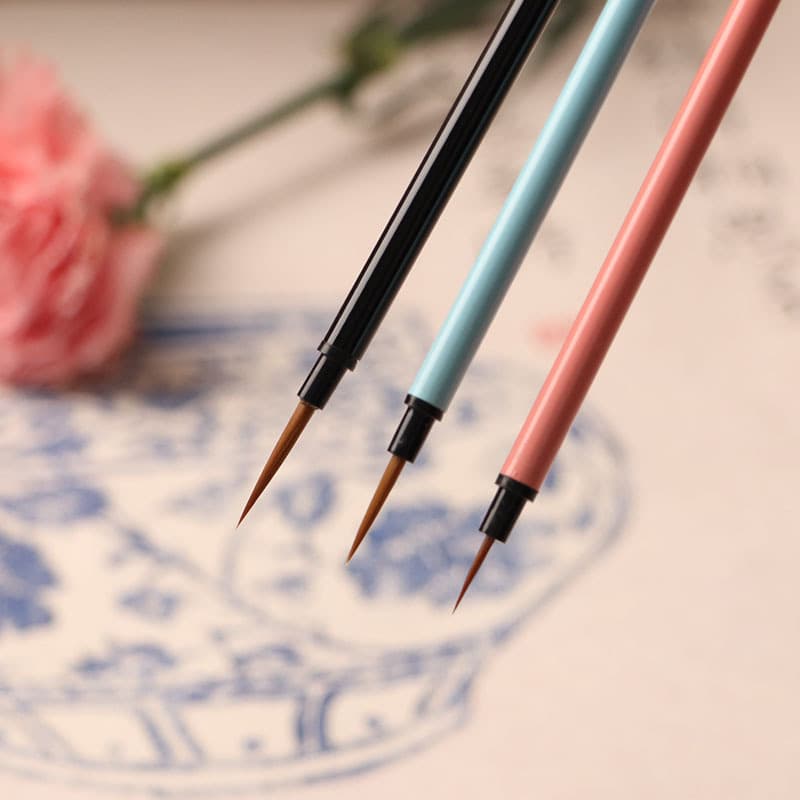 Cross-border Color Lining Pen 3-Piece Set, Ultra-Fine Outline Pen for Watercolor, Gouache, Acrylic, Oil Painting, Nail Art, and Drawing