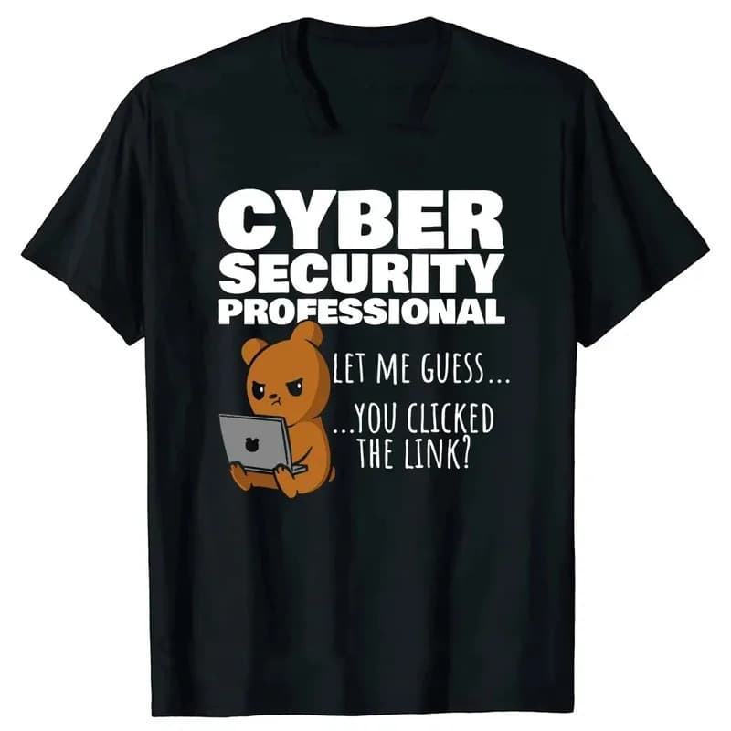 Cross-border EU Size You Clicked The Link Funny Cybersecurity Program