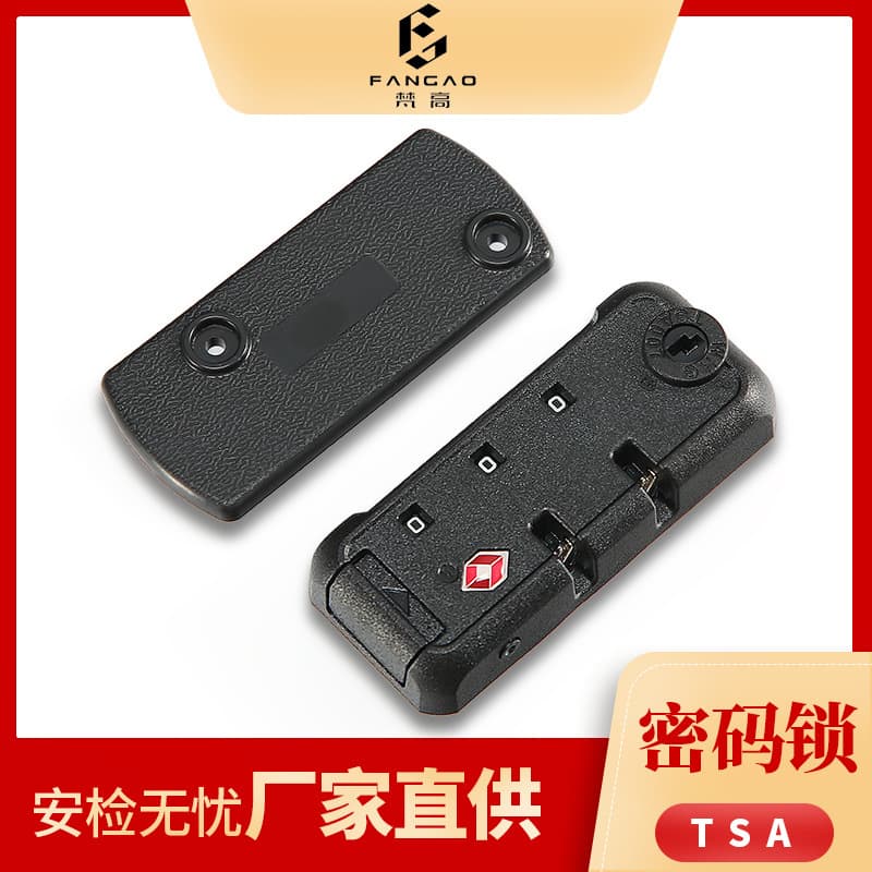 New Supply TSA Customs Lock Bag Accessories Combination Lock Backpack Anti-Theft Digital Luggage Zipper Lock