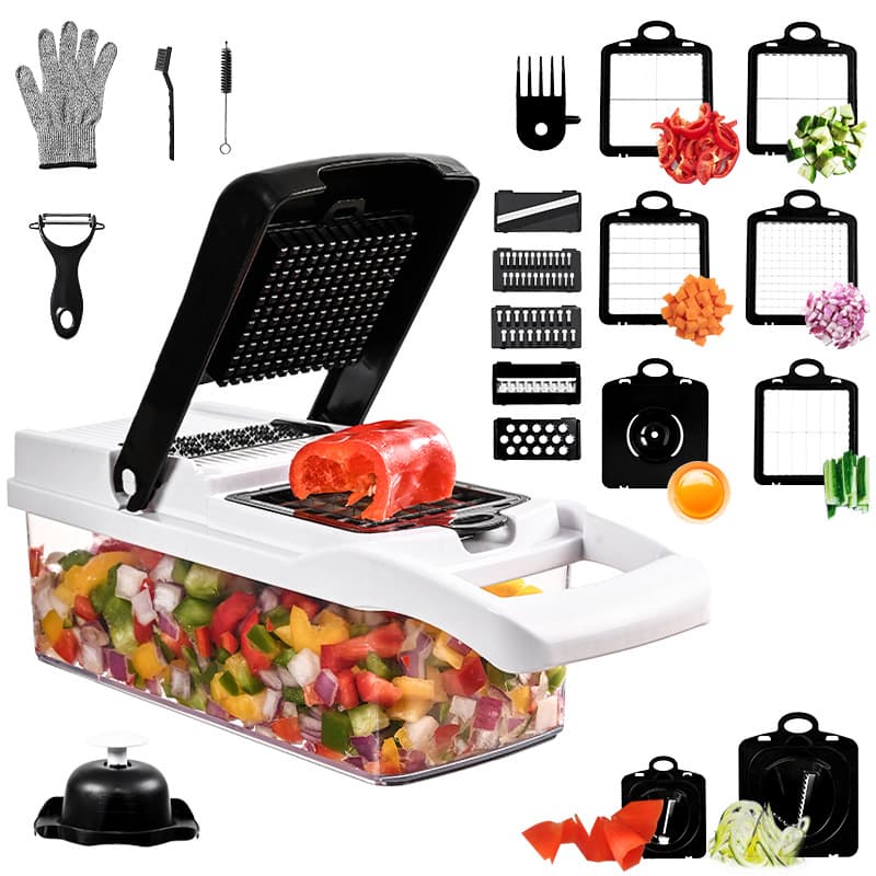 Kitchen Dicing Tool Vegetable Slicer Grater Potato Shredder Multi-Function Vegetable Cutter