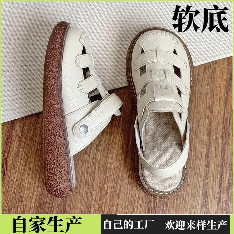 Women's Summer Outerwear Dual-Purpose Cool Slippers Breathable Maternity Hollow-Out Shoes Summer Style Comfortable Casual