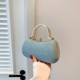 2026 New Trendy Women's Bag Exquisite Texture Simple Stylish Small Bag Lock Clasp Shoulder Chain Crossbody Bag