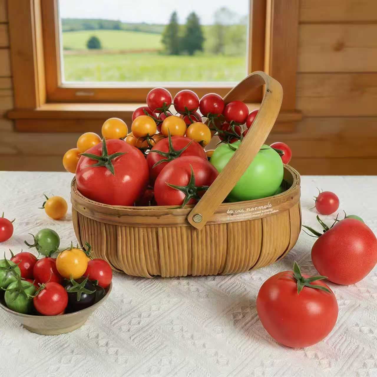 Highly Realistic Fake Tomatoes, Fake Vegetable Models, Fake Tomato Studio Model Props, Early Education Display Props