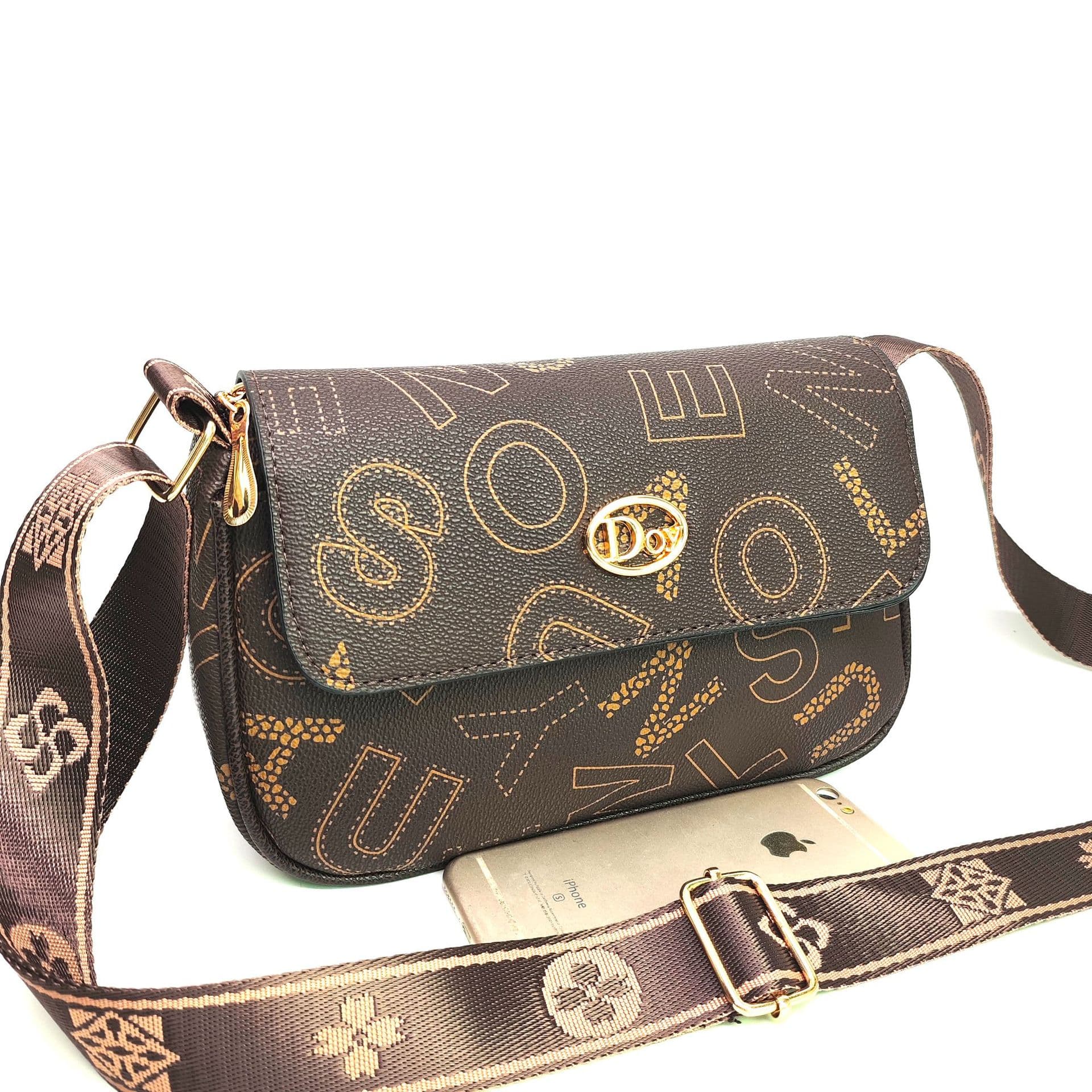 Daiouya 2024 New Fashion Trendy Small Square Bag Women's Mother Large Capacity Flap Top Single Shoulder Bag