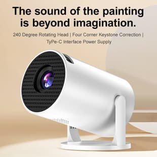 Best-selling HY300 MINI Barrel Projector Android 240P Wireless Screen Mirroring Portable Projector for Phones